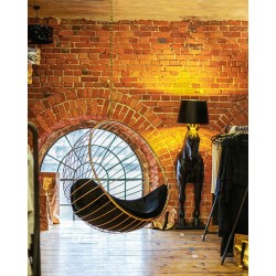 Fotel wiszący glamour GABBIA