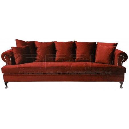 Sofa Dorset Ludwik 4 os.z poduszkami | IdealMeble.pl