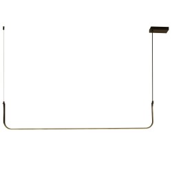 LAMPA WISZĄCA czarna MINIMA-1 LED 120