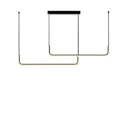 LAMPA WISZĄCA czarna MINIMA-1 LED 120