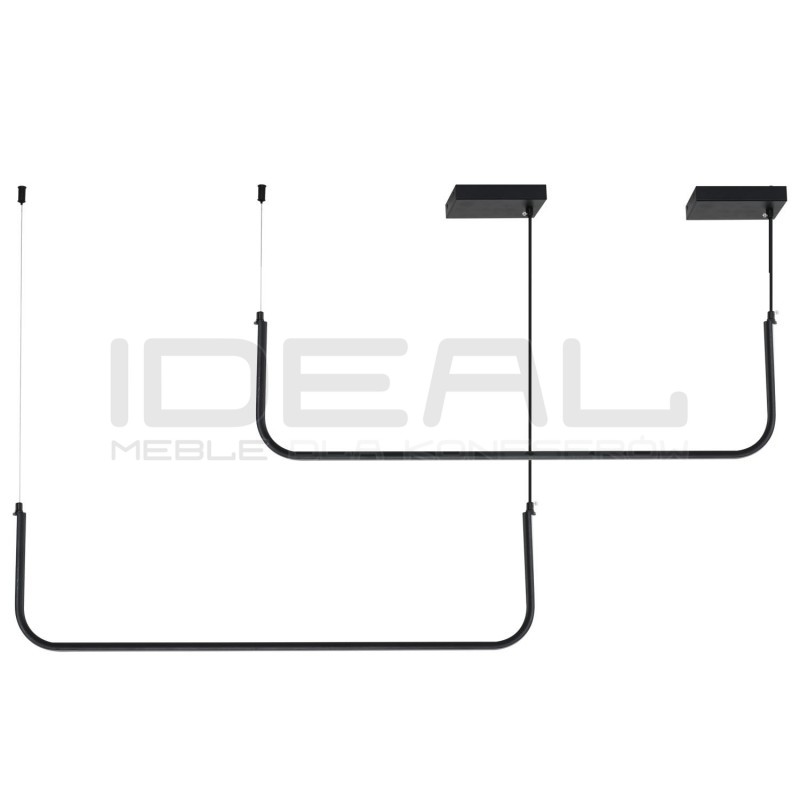 LAMPA WISZĄCA czarna MINIMA-2 LED 80