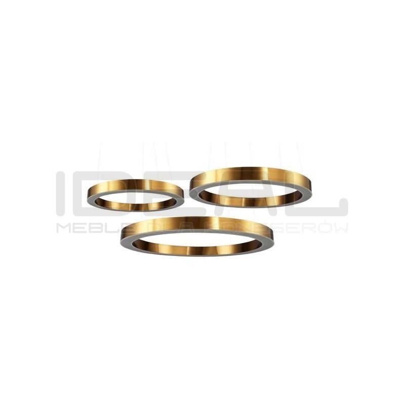 Lampa wisząca glamour Ring Circle 60+80+80 LED  NA 1 PODSUFITCE