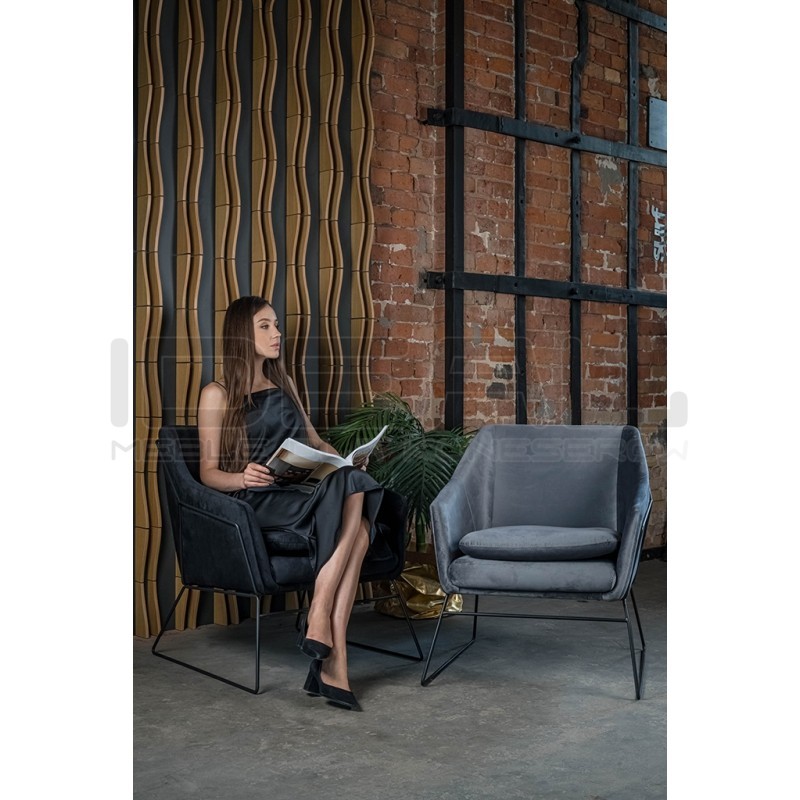 Fotel Emma Velvet (tkanina welur)