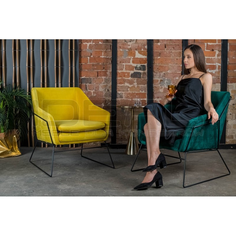 Fotel Emma Velvet (tkanina welur)