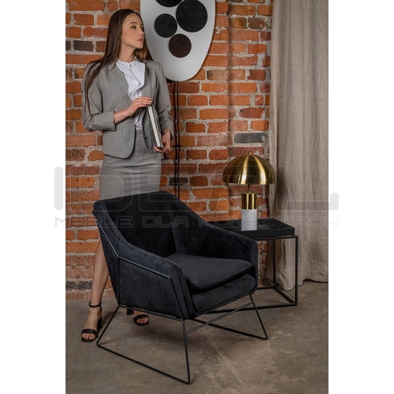 Fotel Emma Velvet (tkanina welur)