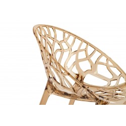 Krzesło transparentne KORAL