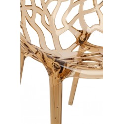 Krzesło transparentne KORAL