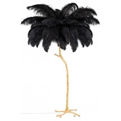 Lampa podłogowa glamour TIFFANY z piór