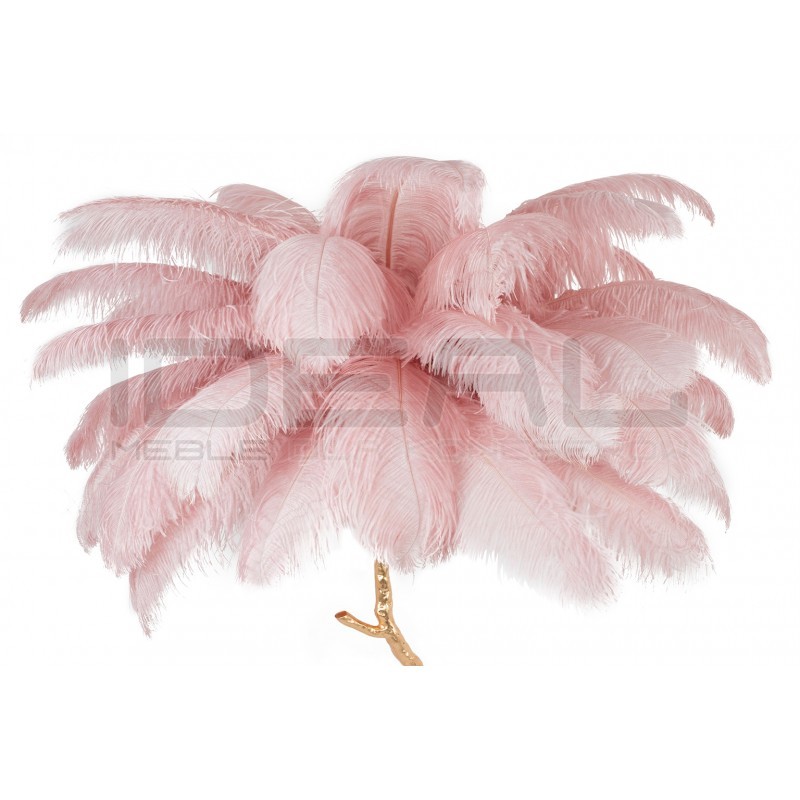 Lampa podłogowa glamour TIFFANY z piór