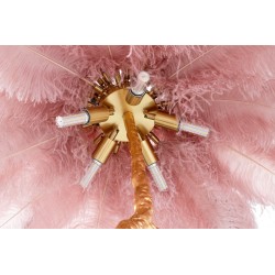 Lampa podłogowa glamour TIFFANY z piór