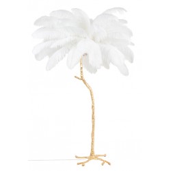 Lampa podłogowa glamour TIFFANY z piór