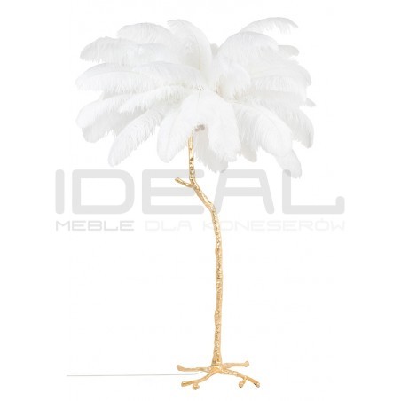 Lampa podłogowa glamour TIFFANY z piór