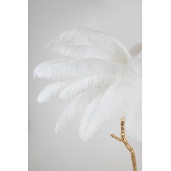 Lampa podłogowa glamour TIFFANY z piór