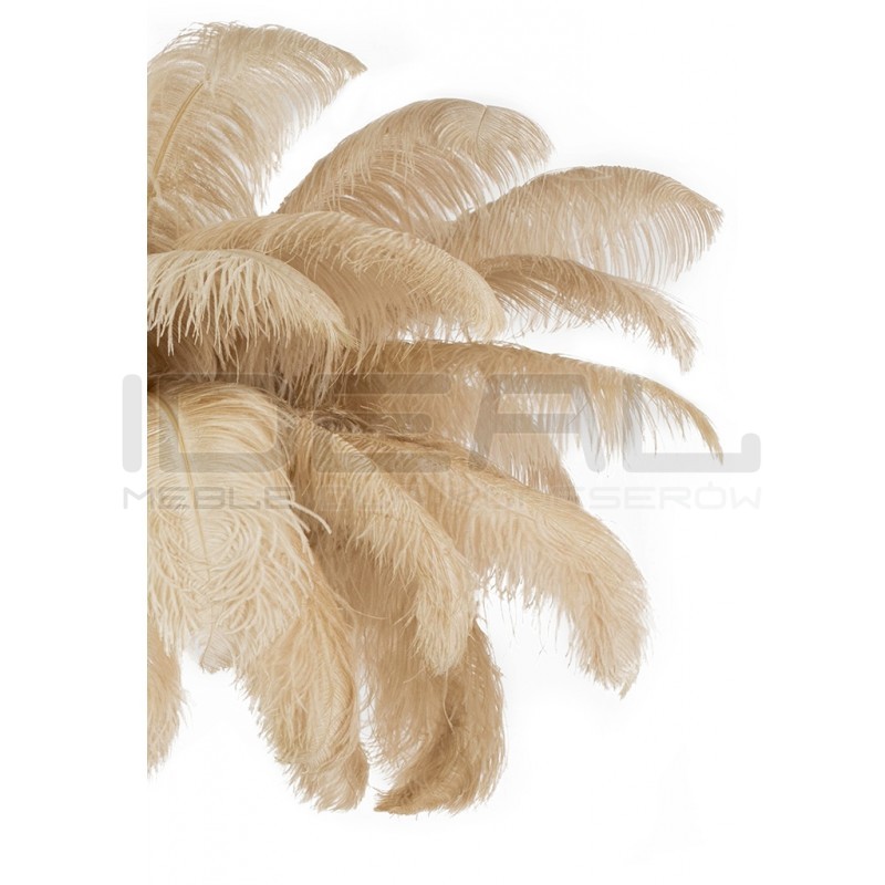 Lampa podłogowa glamour TIFFANY z piór