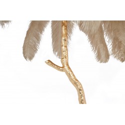 Lampa podłogowa glamour TIFFANY z piór