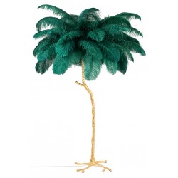 Lampa podłogowa glamour TIFFANY z piór