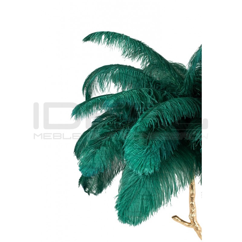 Lampa podłogowa glamour TIFFANY z piór