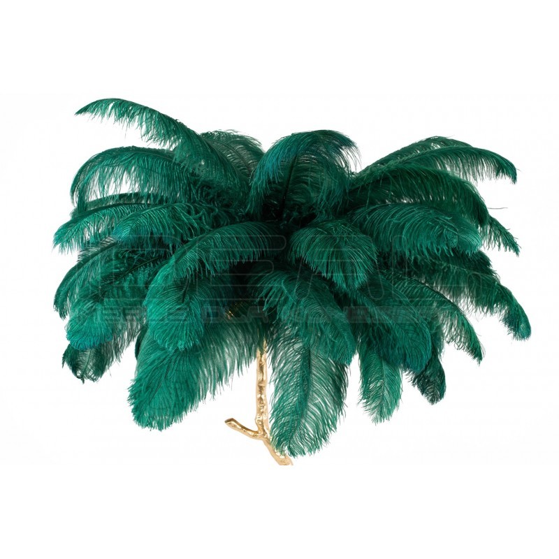 Lampa podłogowa glamour TIFFANY z piór