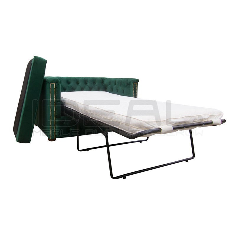 Fotel Rozkładany Chesterfield Celebrity z funkcją spania codziennego