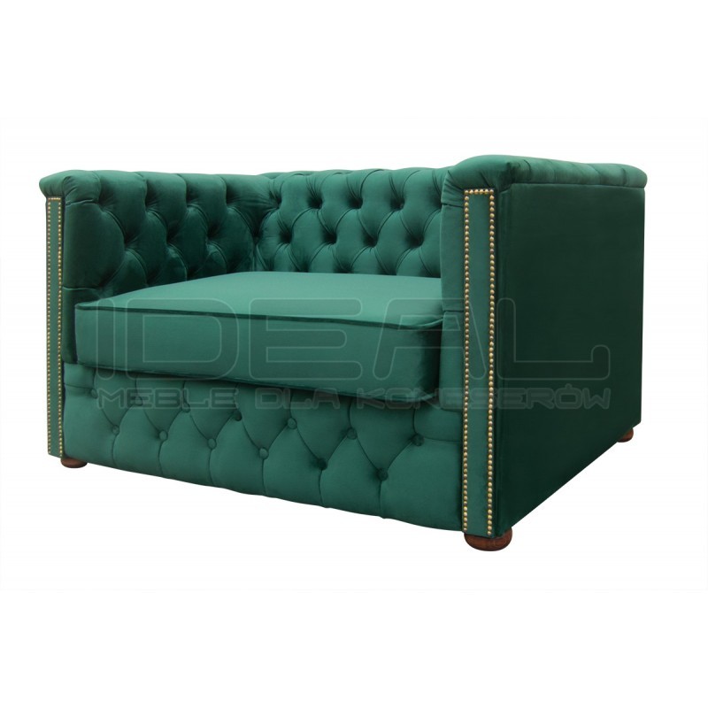 Sofa Rozkładana Mała Chesterfield Celebrity z funkcją spania codziennie 2 os.