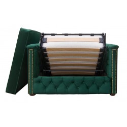Sofa Rozkładana Mała Chesterfield Celebrity z funkcją spania codziennie 2 os.