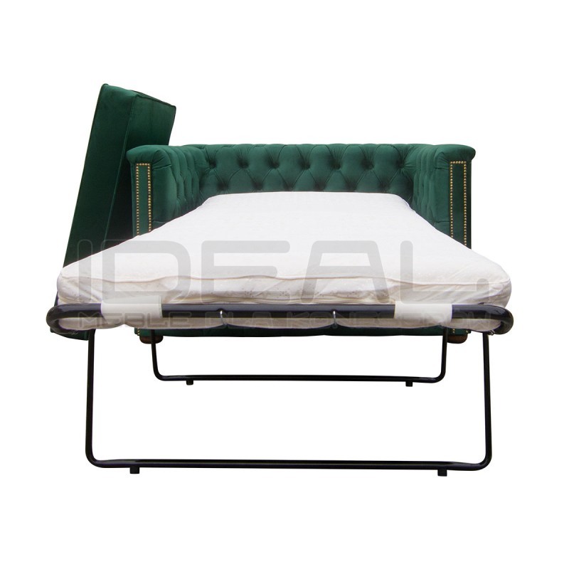 Sofa Rozkładana Mała Chesterfield Celebrity z funkcją spania codziennie 2 os.
