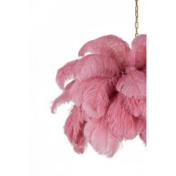 Lampa wisząca glamour TIFFANY z piór