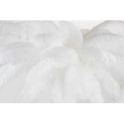 Lampa wisząca glamour TIFFANY z piór