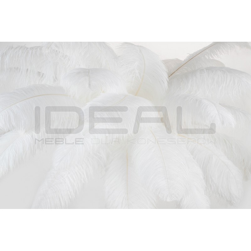 Lampa wisząca glamour TIFFANY z piór