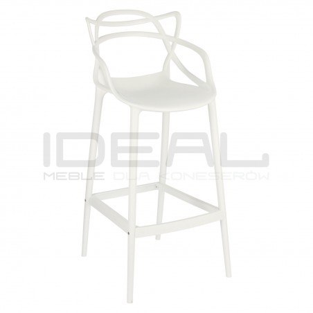 Hoker z oparciem i podłokietnikami Lexi