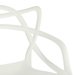 Hoker z oparciem i podłokietnikami Lexi