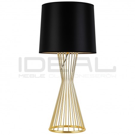 Lampa stołowa glamour Filo Holmes złota