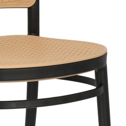 Krzesło Boho Antonio plecionka