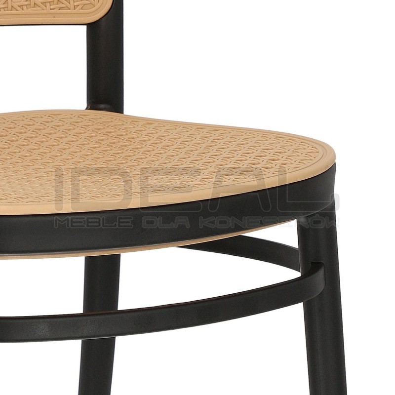 Krzesło Boho Antonio plecionka