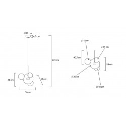 Lampa wisząca CAPRI 4