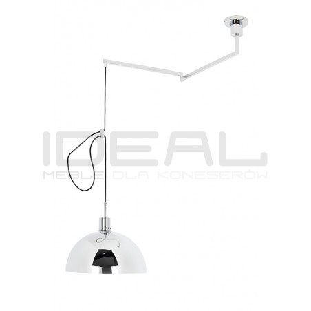 Lampa wisząca glamour ROTA 360 srebrna chrom