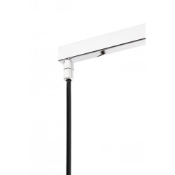 Lampa wisząca glamour ROTA 360 srebrna chrom