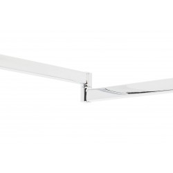 Lampa wisząca glamour ROTA 360 srebrna chrom