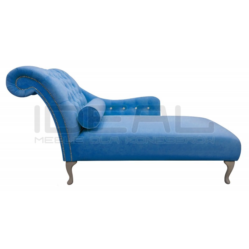 Szezlong Glamour Chesterfield Tees z kryształkami