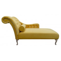 Szezlong Glamour Chesterfield Tees z kryształkami