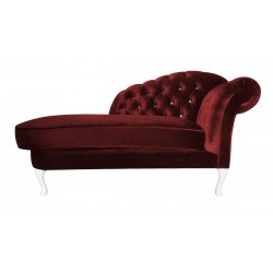 Szezlong Glamour Chesterfield Custom Soft z kryształkami