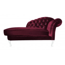 Szezlong Glamour Chesterfield Custom Soft z kryształkami