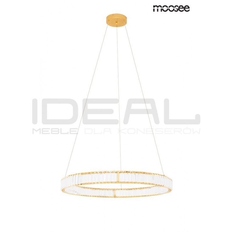 Lampa wisząca glamour LIBERTY 80 złota