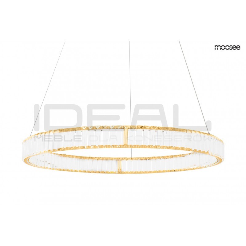 Lampa wisząca glamour LIBERTY 80 złota