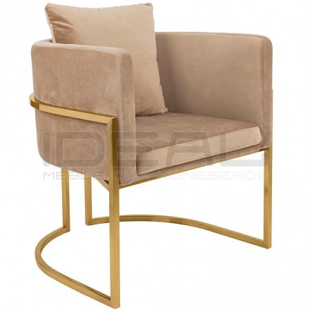 Fotel Art Deco Glamour CHLOE VELVET