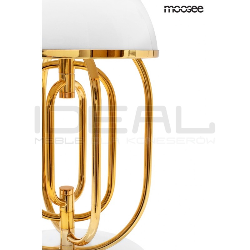 Lampa stołowa glamour BOTTEGA w stylu art deco