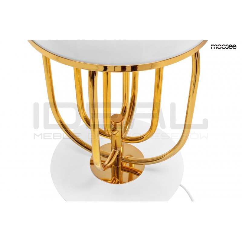 Lampa stołowa glamour BOTTEGA w stylu art deco