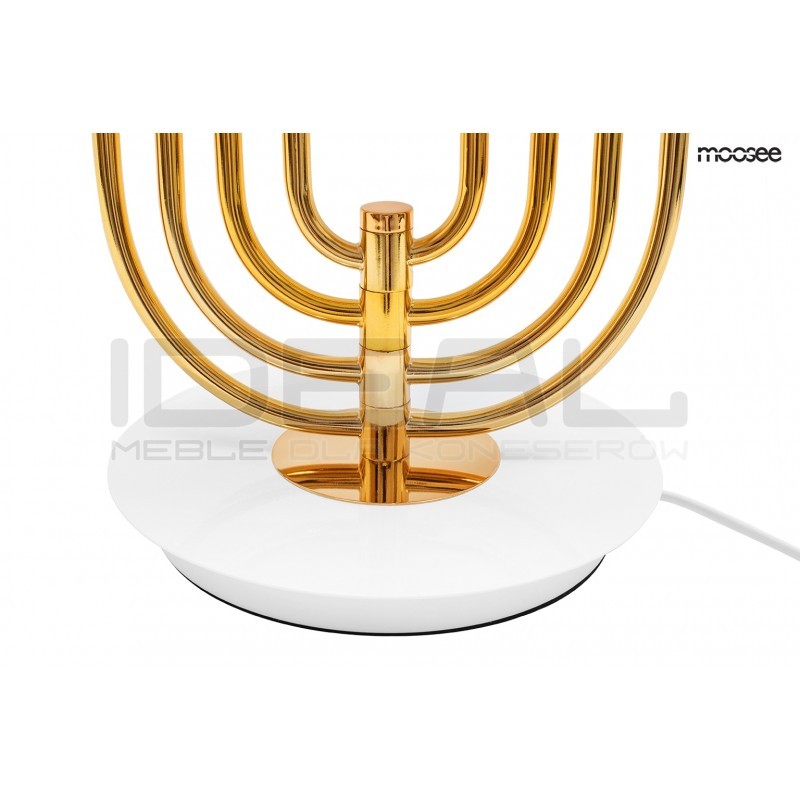 Lampa stołowa glamour BOTTEGA w stylu art deco