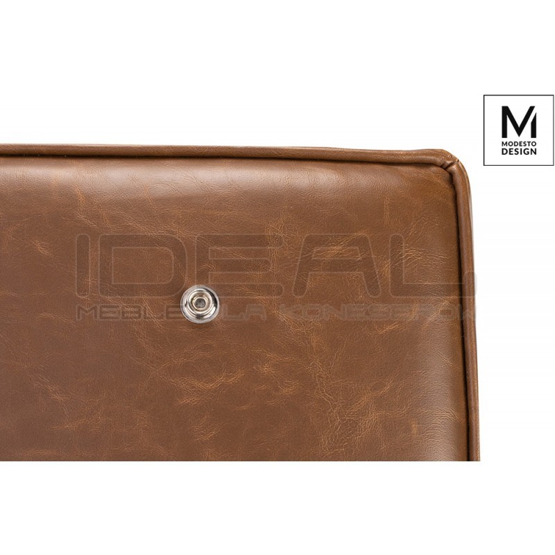 Fotel Bauhaus Inspirowany Projektem Barcelona Vintage Mod w ekoskórze