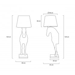 Lampa podłogowa KOŃ HORSE STAND S